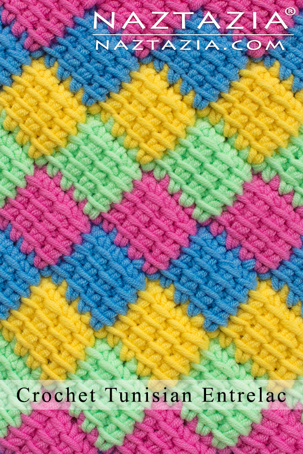 Entrelac Crochet Instructions - Naztazia ®