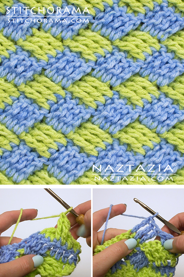Diagonal Basket Weave Stitch from Stitchorama Collection