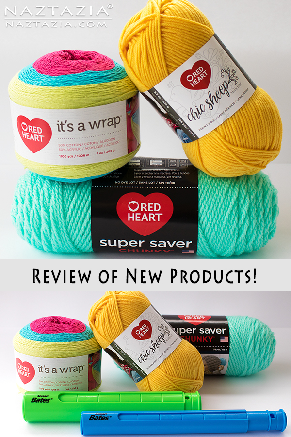 Showcase on Red Heart Yarns and Susan Bates Stitch Holder Review