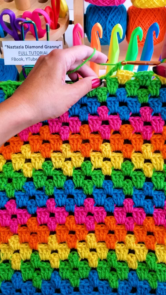 Crochet Diamond Granny by Naztazia