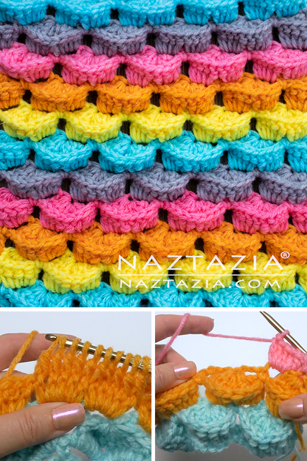 Learn How to Crochet a 3D Crochet Stitch