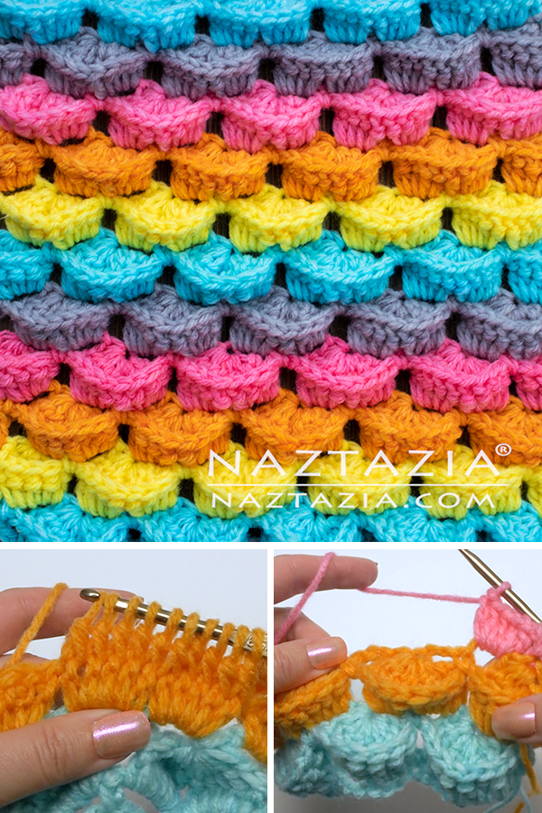 3D Crochet Stitch Naztazia