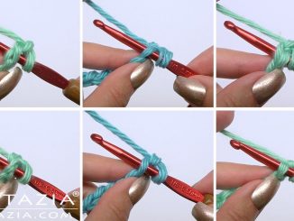 Six Ways to Crochet into a Chain
