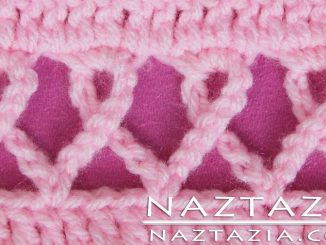Crochet Pink Awareness Ribbon Scarf for Breast Cancer