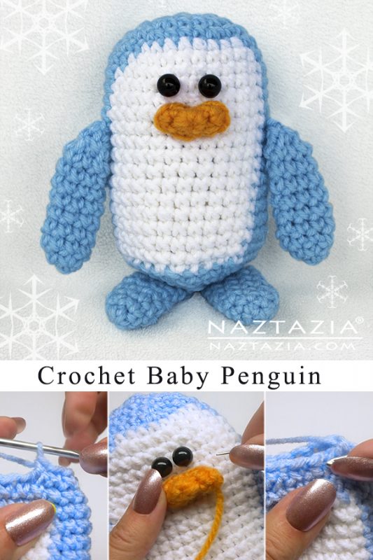 How to Crochet a Baby Penguin - Naztazia