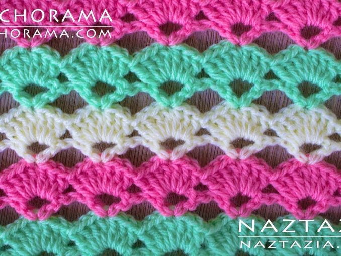 Crazy Slanted Granny Stitch - Naztazia