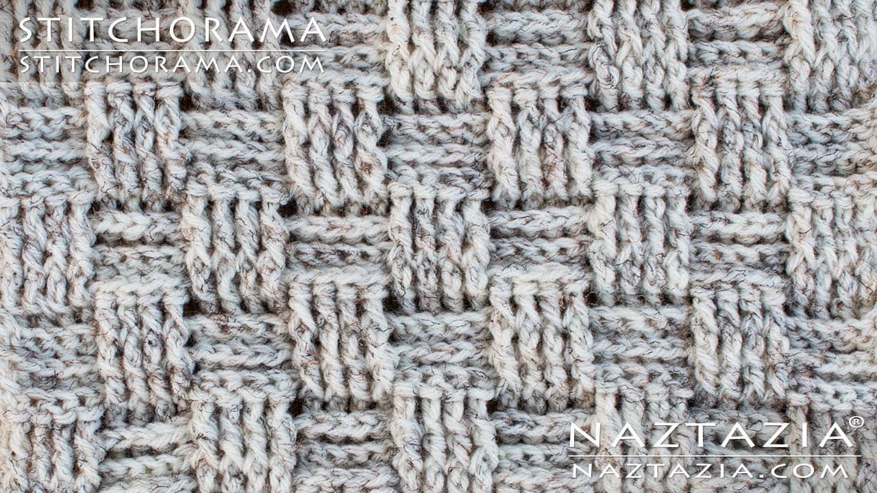 How to Crochet the Basketweave Stitch Naztazia