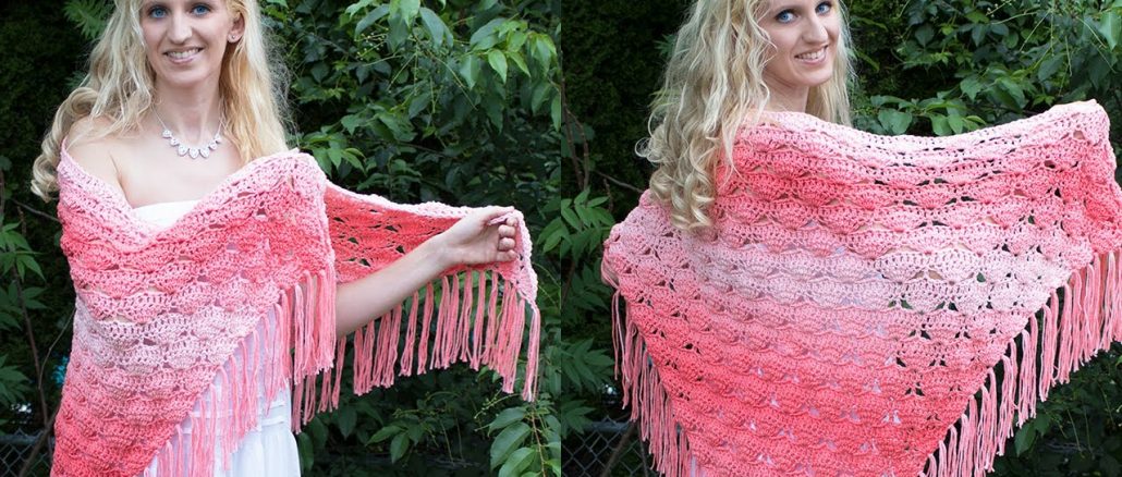 Crochet Beachy Keen Shawl and It is Peachy Keen Too