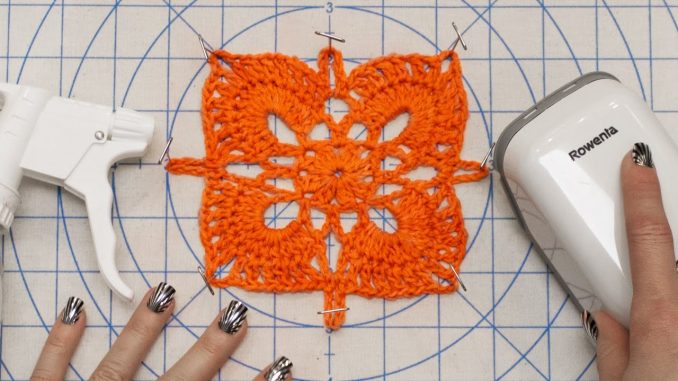 How to Block Knit and Crochet Items