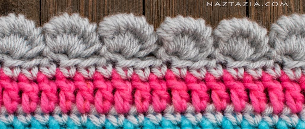 Crochet Bullion Stitch Border and Edging