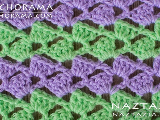 How To Crochet Mini Check Plaid Stitch Naztazia