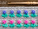 Crochet 3D Rose Bud Flower Stitch Pattern