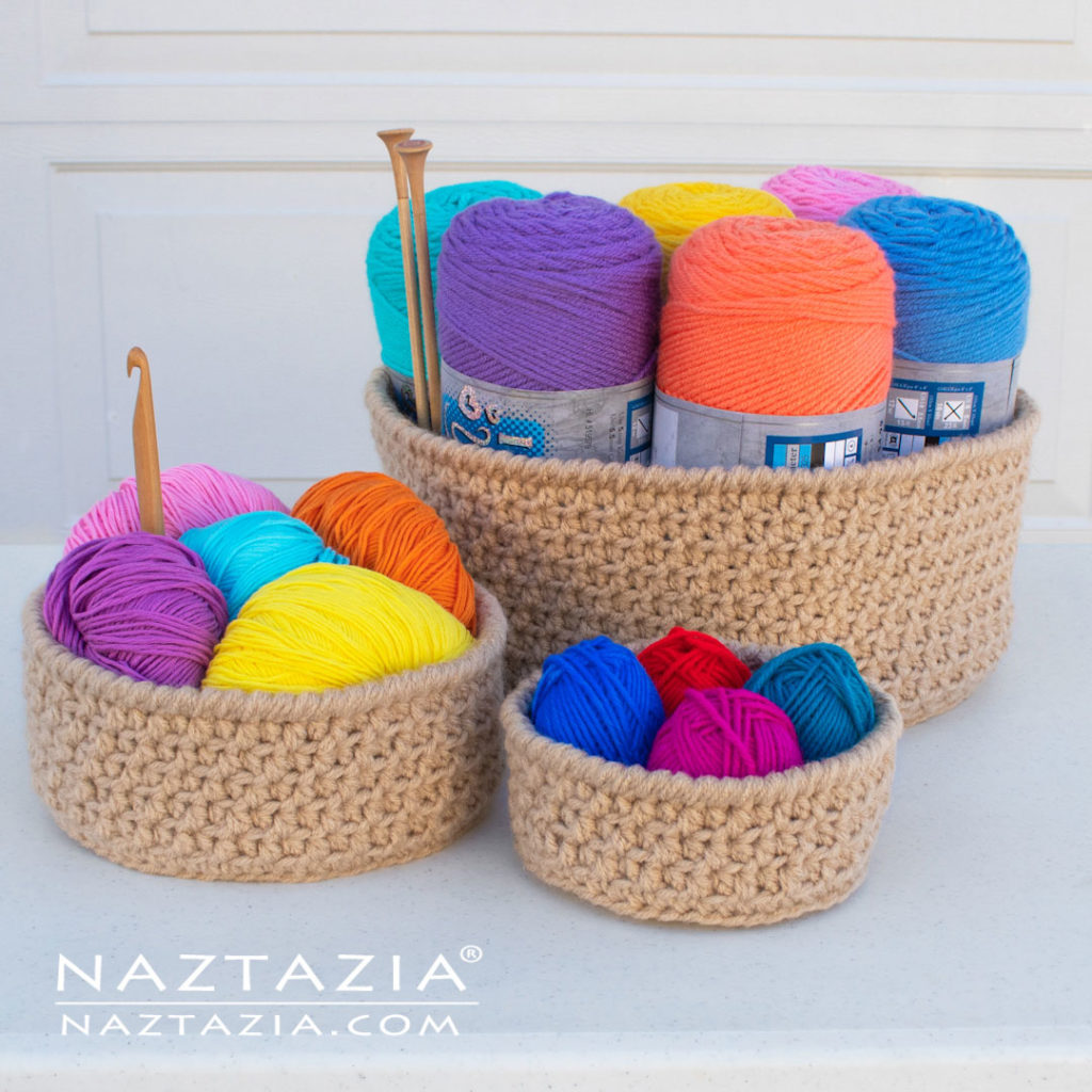 Crochet Basket for Home Decor