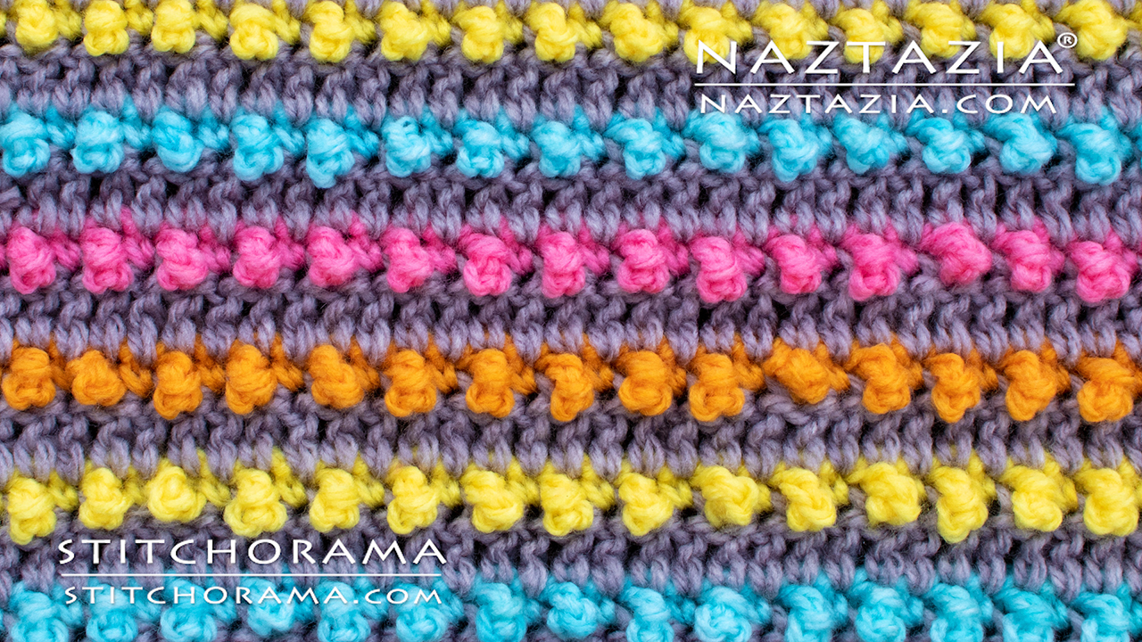 How to Crochet the Bead Stitch - Naztazia