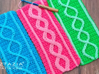 Crochet Cables with Easy Surface Crochet