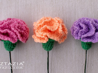 How to Crochet a Carnation Flower for a Bouquet