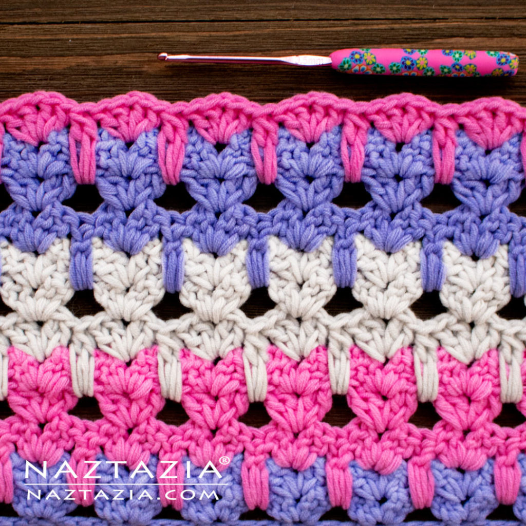 How to Crochet Cat Stitch Tutorial