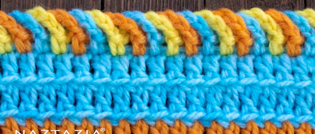 Crochet Chain Loop Border Edging