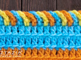 Crochet Chain Loop Border Edging