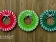 Crochet Christmas Wreath from a Bracelet Written Pattern and Video Tutorial by Donna Wolfe from Naztazia