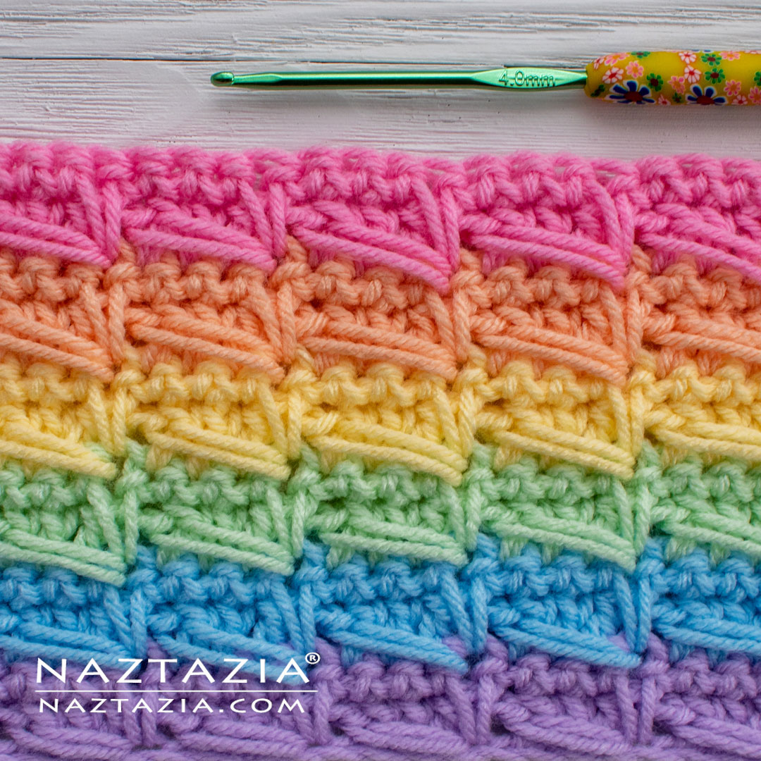 Crochet Connected Cross Over Stitch Naztazia
