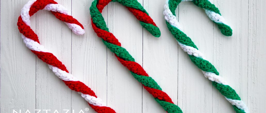 Crochet Easy Candy Canes