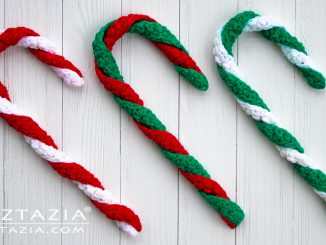 Crochet Easy Candy Canes