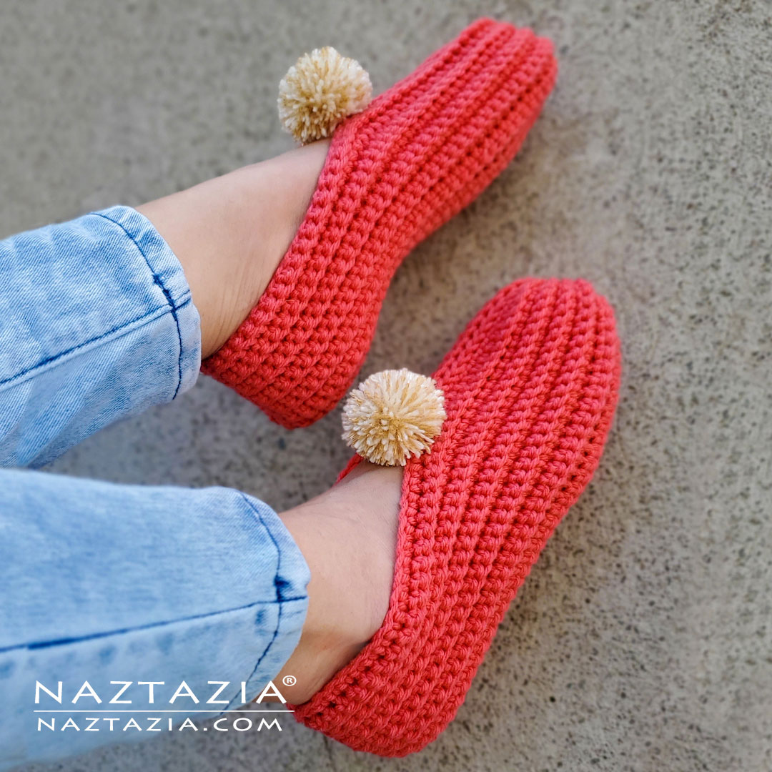 Crochet Easy Slippers Naztazia 