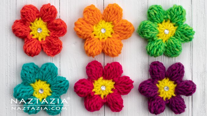 How to Crochet an Easy Spring Flower
