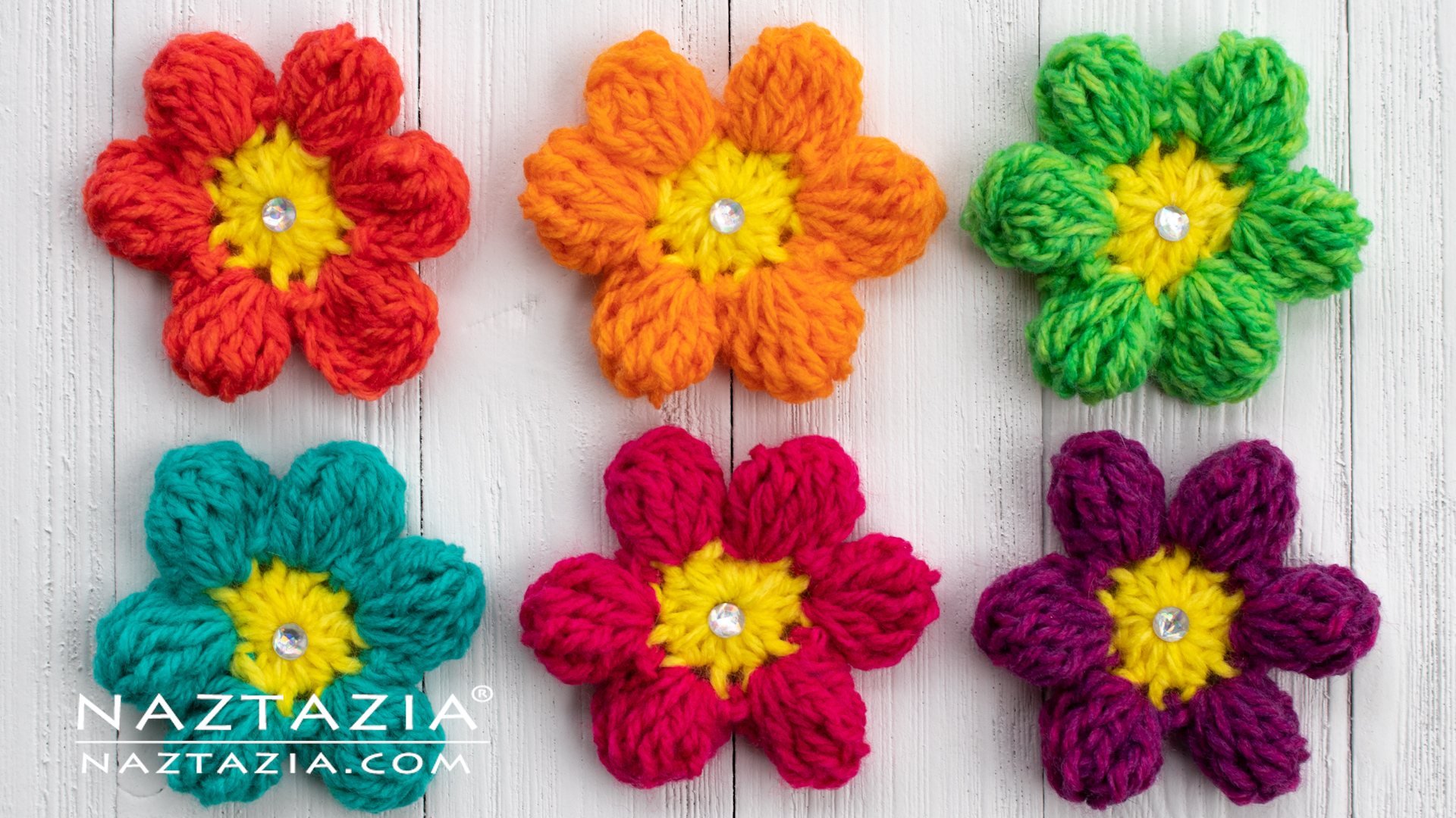 How To Crochet Easy Spring Flower