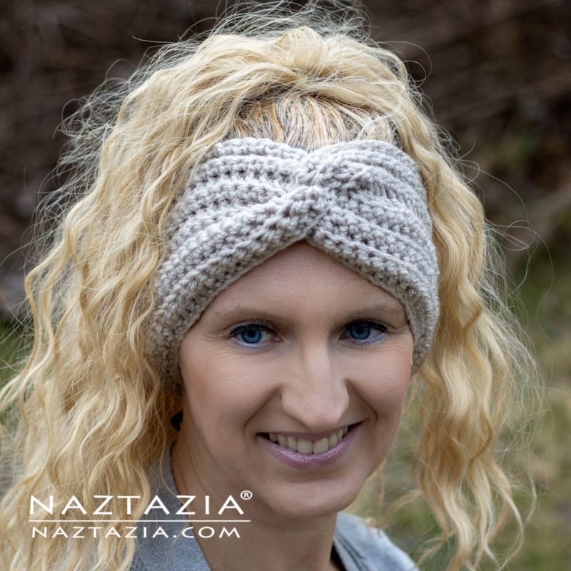 Crochet Easy Twisted Headband - Naztazia