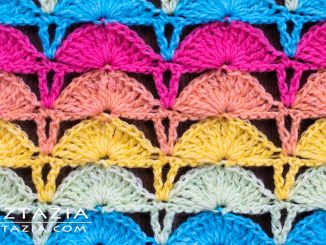How to Crochet the Open Shell Stitch - Naztazia ®