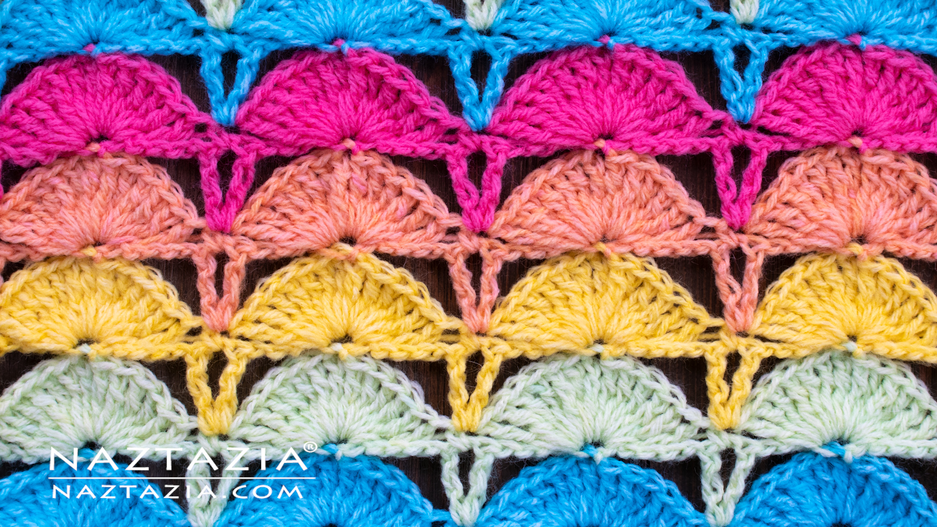 Crochet Fan Stitch - Naztazia