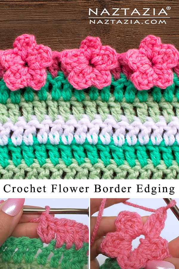 How to Crochet a Flower Border Edging