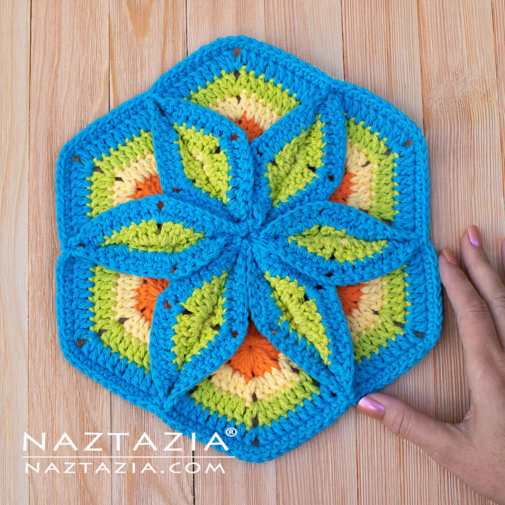 Crochet Flower Pad Pattern
