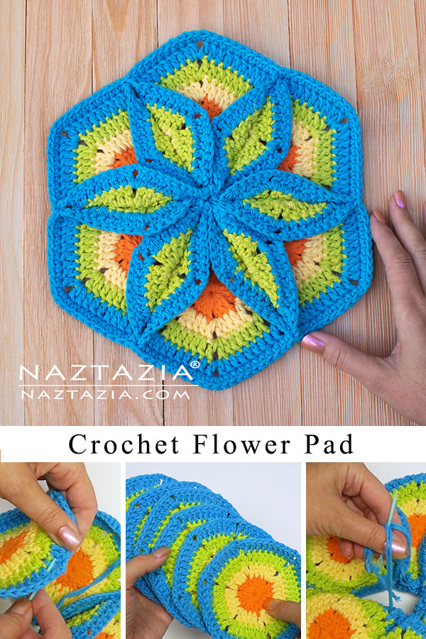 Crochet Flower Pad Pattern