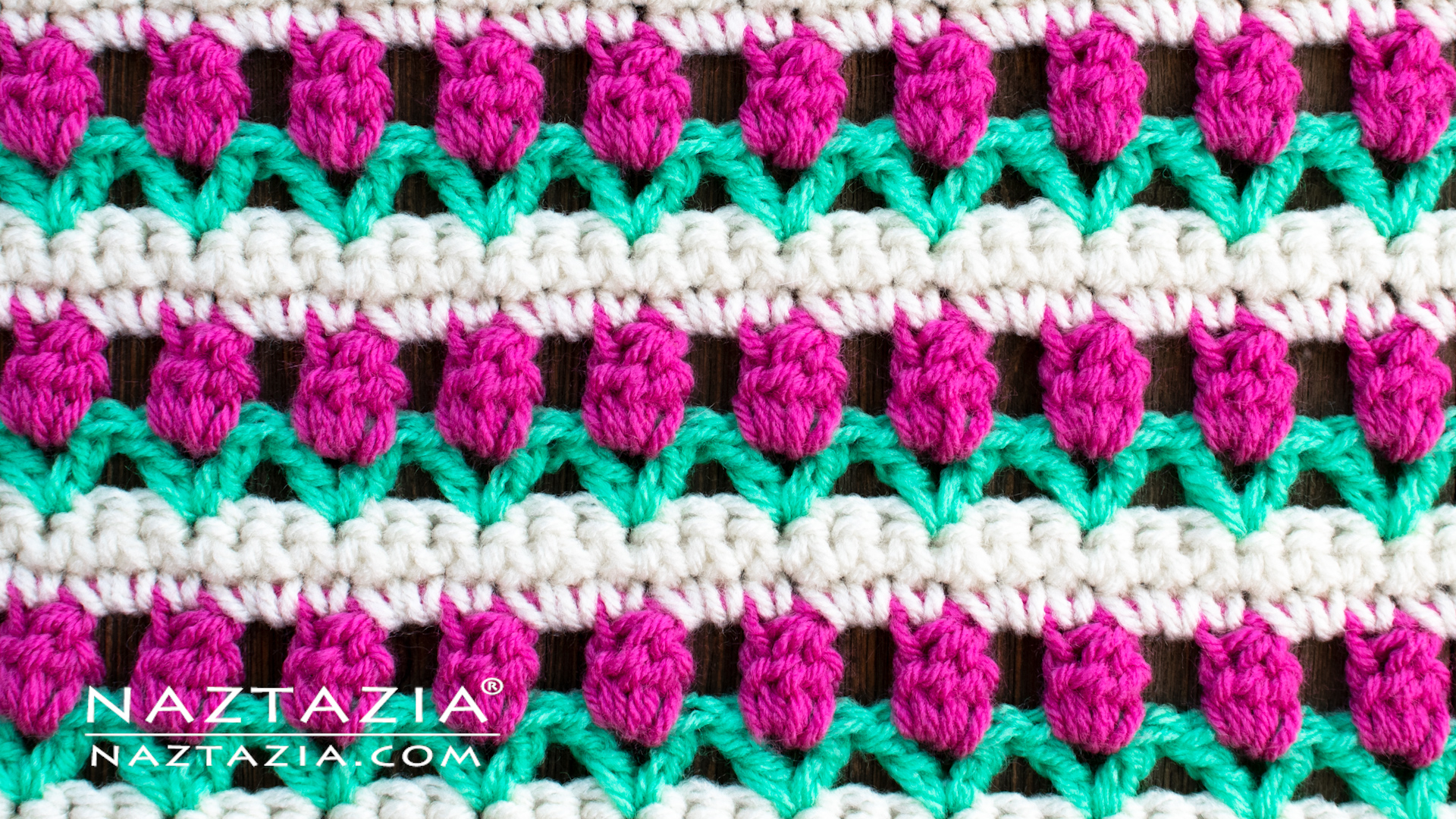 How to Crochet the Flower Stitch - Naztazia