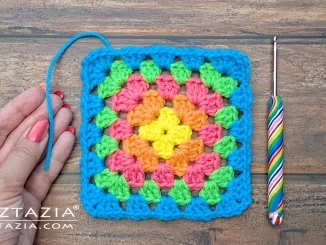 Crochet Granny Square Ends by Donna Wolfe from Naztazia