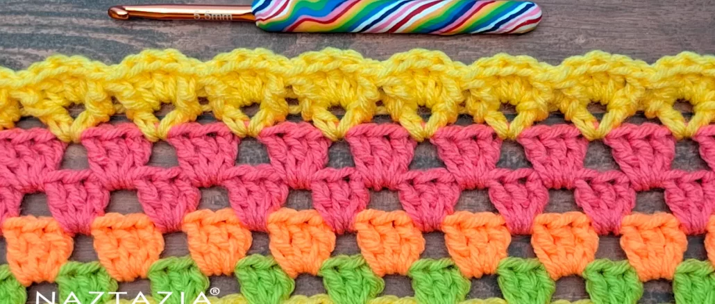 Crochet Granny Square Fluted Edging Video and Pattern by Donna Wolfe from Naztazia