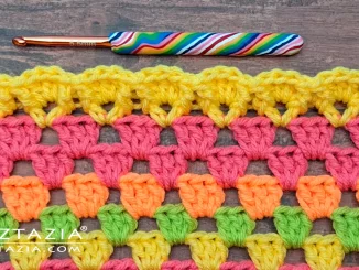 Crochet Granny Square Fluted Edging Video and Pattern by Donna Wolfe from Naztazia