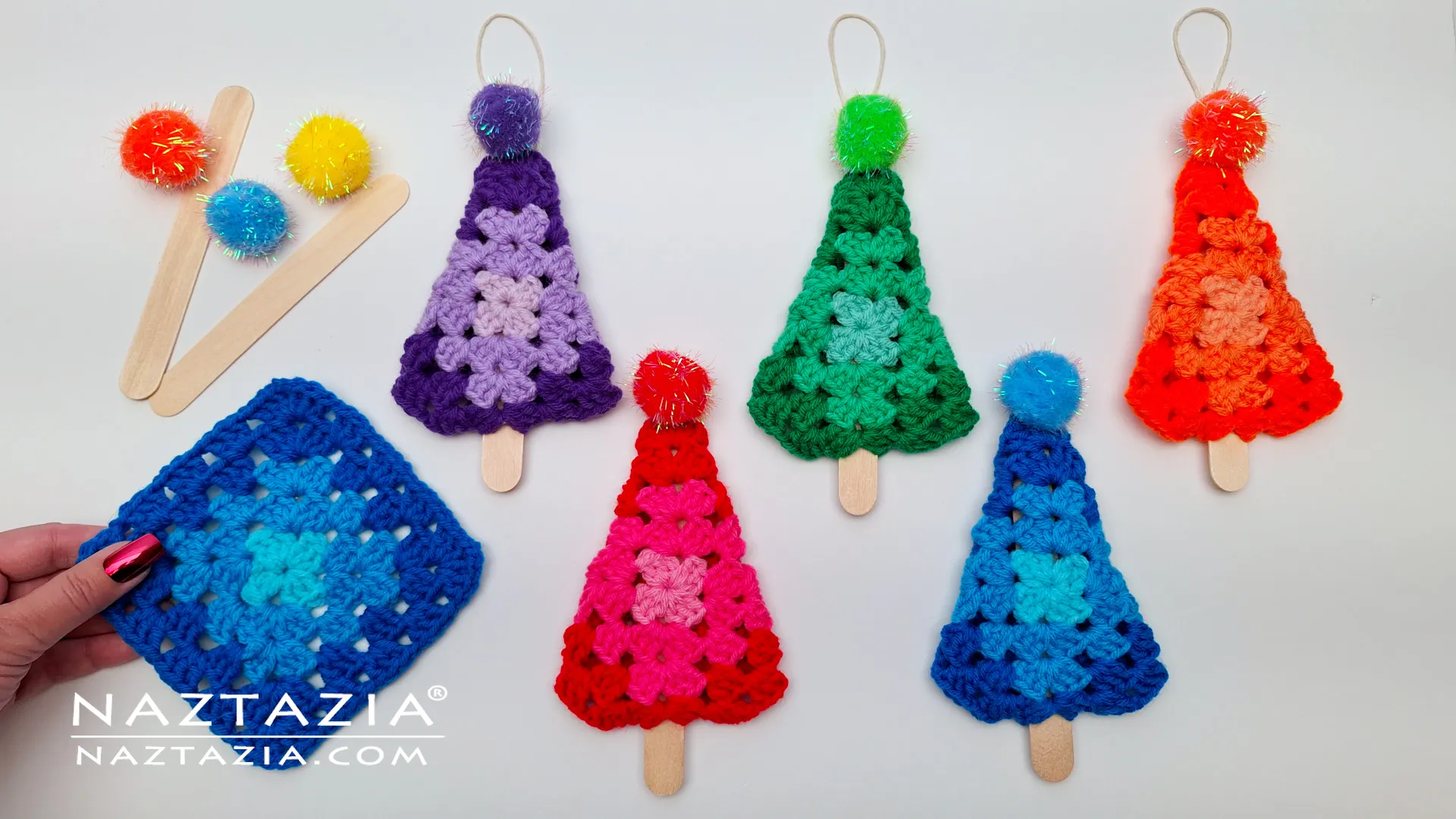 Crochet Granny Square Tree Naztazia