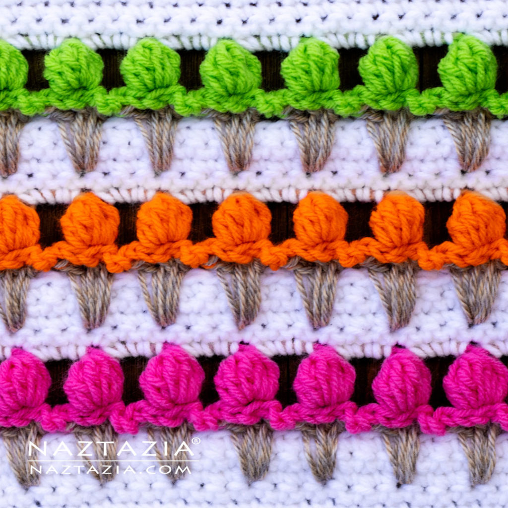 Crochet Ice Cream Cone Stitch Pattern Tutorial