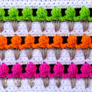 Crochet Ice Cream Cone Stitch - Naztazia