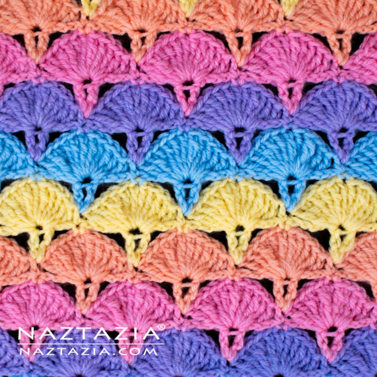 Crochet Large Fan Stitch - Naztazia