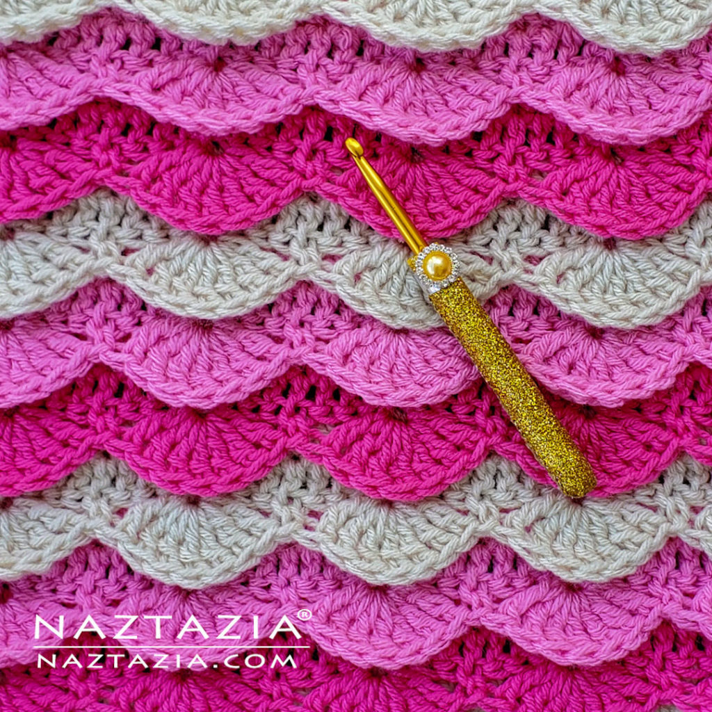 Crochet Layered Shell Stitch Pattern