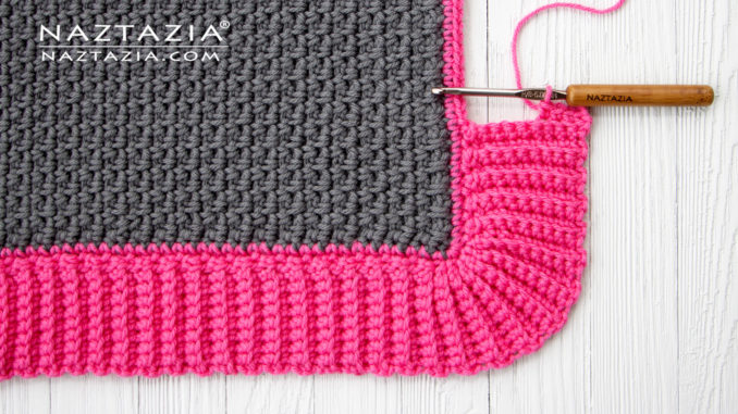 Crochet Sideways Blanket Border Edging