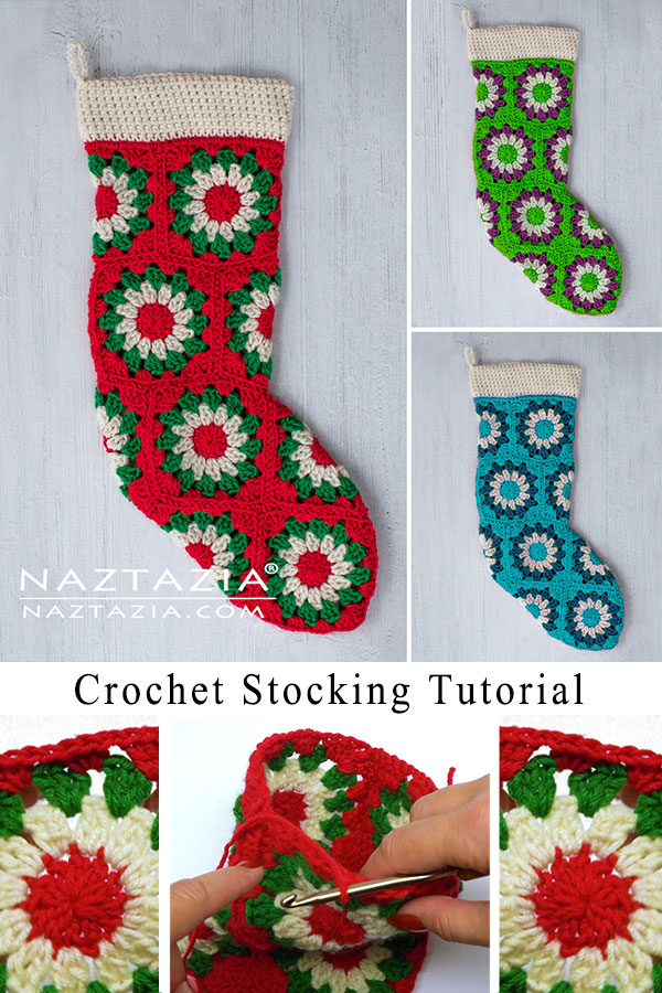 How to Crochet Stocking for Christmas Pattern and Tutorial