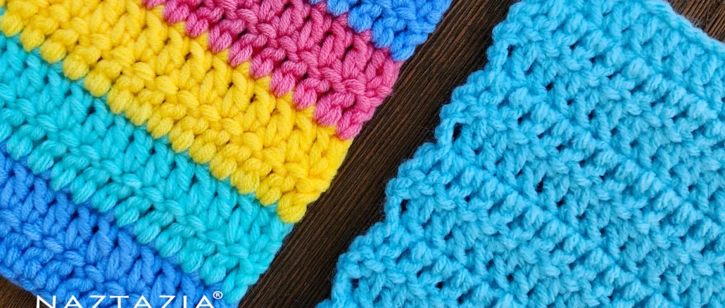 Crochet Straight Edges Written Pattern and Video Tutorial by Donna Wolfe from Naztazia