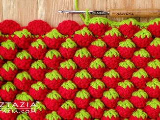 Crochet Strawberry Stitch Tutorial and Pattern