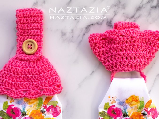 How to Crochet a Hanging Ring Towel Holder - Naztazia